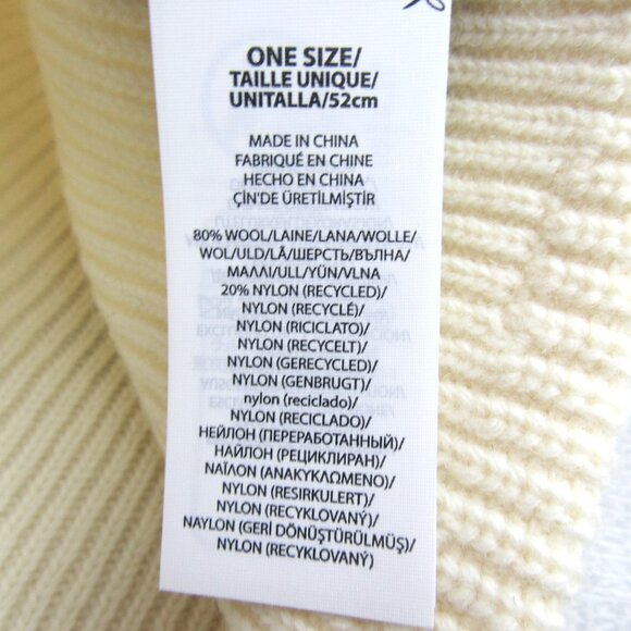 Polo Ralph Lauren Ralph’s Coffee Wool-Blend Cream Beanie Cap One Size NEW - Picture 11 of 12